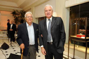 Gilberto Chateaubriand (esq.) e Bernard Fornas