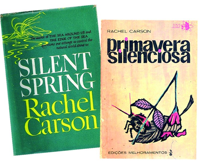 Rachel Carson, bióloga marinha, escreveu Primavera Silenciosa, primeiro