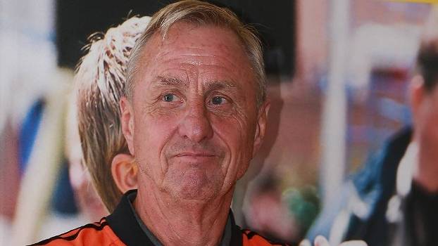 Johan Cruyff, em evento em Amsterdã, na Holanda, em setembro de 2015