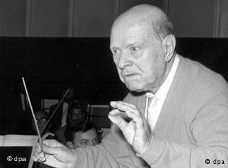 Pablo Casals durante um ensaio com a Filarmônica de Londres em 1963