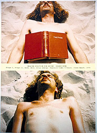 Dennis Oppenheim, pioneiro da arte conceptual (Foto: READING POSITION FOR SECOND DEGREE BURN FERNANDO VELUDO)