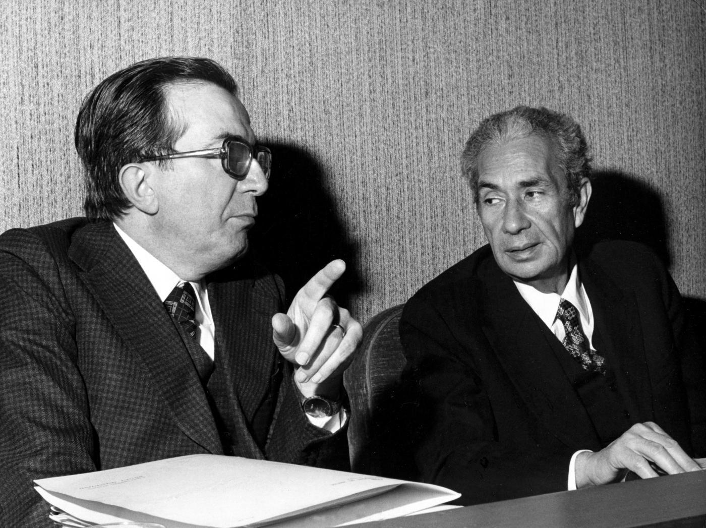 Giulio Andreotti e Aldo Moro (Foto: www.ilfattoquotidiano.it)