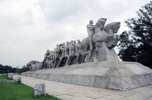 Monumento às Bandeiras de Victor Brecheret. Foto: Cecilia Bastos/Jornal da USP.