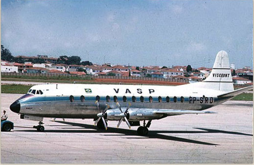 Vickers 827 Viscount / PP-SRG (AERONAVE RÉPLICA DA VASP)