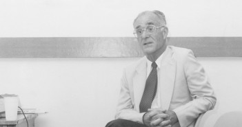 Almirante Ibsen de Gusmão Câmara em entrevista ao GLOBO em 28/03/1988 - (Foto: Guilherme Bastos / Agência O Globo)