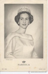 A rainha Fabíola da Bélgica