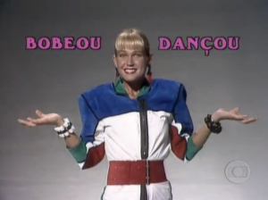 Em 1989, Xuxa ganhou mais um programa na Globo, o "Bobeou, Dançou".