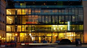 Fachada da Academia das Artes provocou controvérsia em Berlim