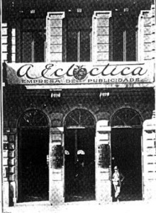 Prédio da Eclética (Centro de São Paulo) em 1.920 - Fonte: clicar na imagem.