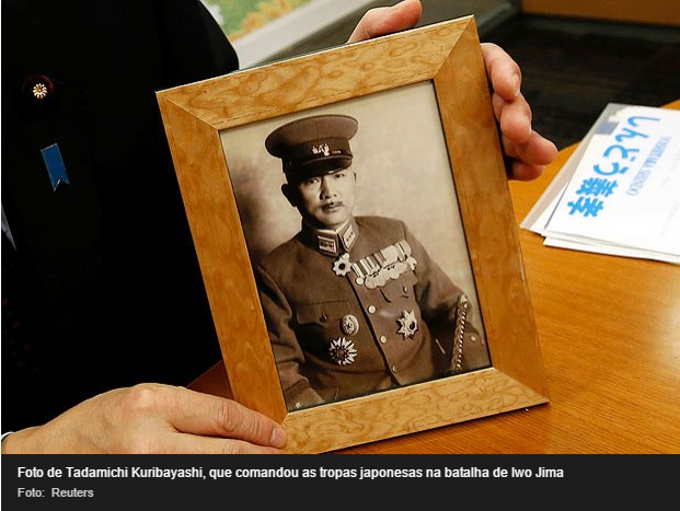 Foto de Tadamichi Kuribayashi, que comandou as tropas japonesas na batalha de Iwo Jima (Foto: Reuters)