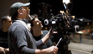 Com o diretor Tadeu Jungle no set de Amanhã Nunca Mais