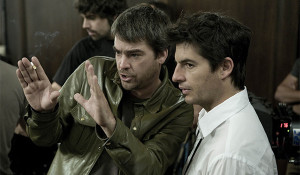 Com o diretor Andrucha Waddington no set de Lope