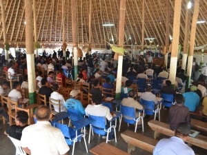 Júri ocorreu no Malocão da Demarcação, no interior da Raposa Serra do Sol, Nordeste de Roraima (Foto: Emily Costa/ G1 RR)