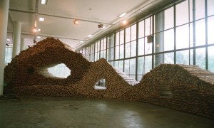 Obra de Ivens na Bienal de SP - (Foto: Daniel Pera)