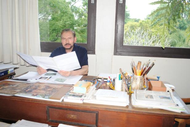 Artista plástico Ernesto Frederico Scheffel (Foto: Um Cultural / Divulgação / CP)