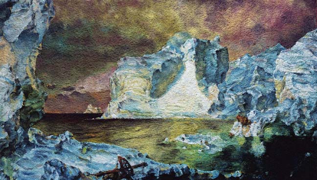 "Icebergs", de Frederic E. Church