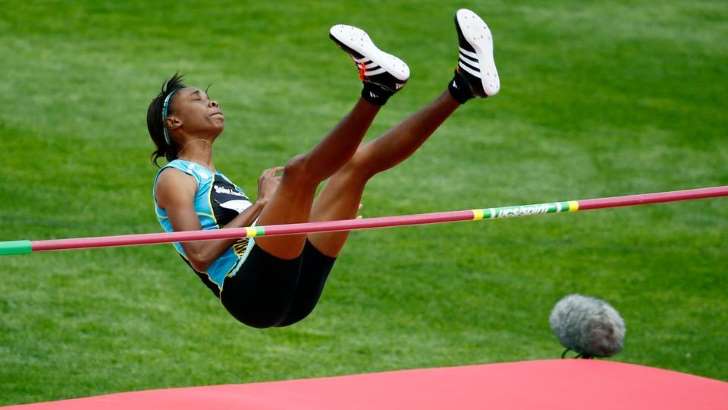 Levern Spencer durante prova em Toronto (© Getty)
