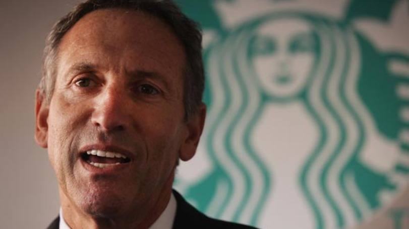 Howard Schultz, CEO do Starbucks, prega amor e humanidade nos negócios (Getty Images)