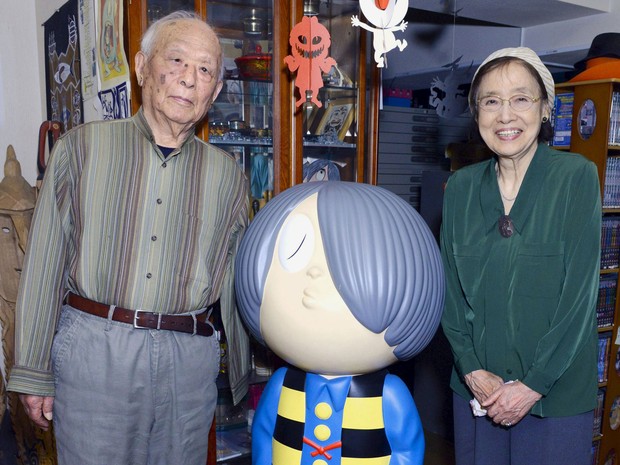 O artista de mangá japonês Shigeru Mizuki em foto de maio de 2014 (Foto: Reuters)