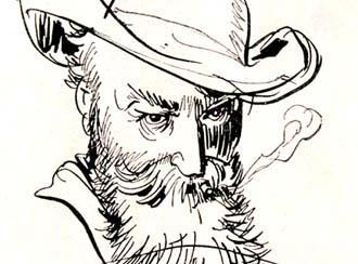 Auto-retrato do versátil Wilhelm Busch