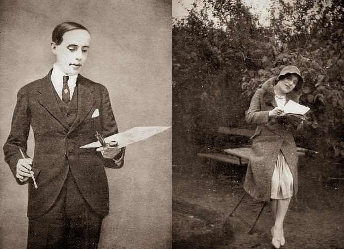 Einar antes e depois como Lili Elbe