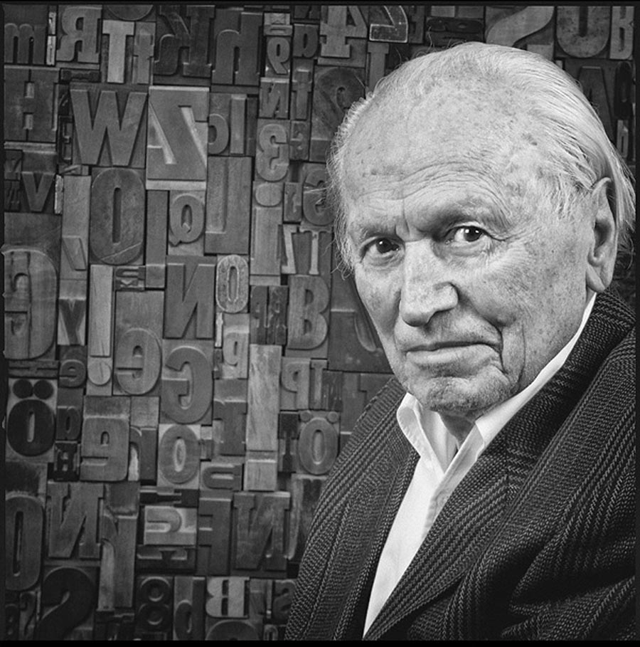 Hermann Zapf, foi um dos pioneiros da tipografia computadorizada - (Foto: typographics.com/Divulgação)