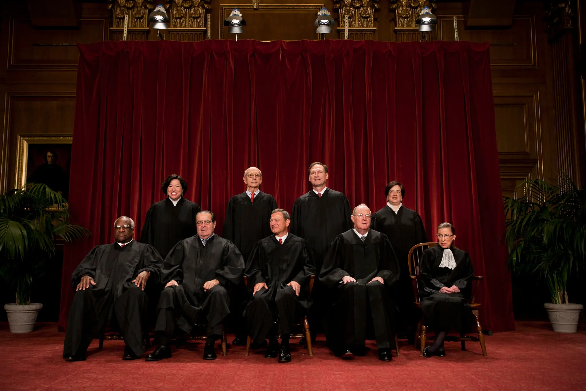 Os juízes da Suprema Corte em 2010.Crédito...Doug Mills/The New York Times