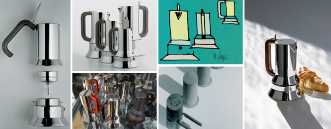 Cafeteira 9090, a primeira produzida pela Alessi em sua história (Foto: Reprodução)