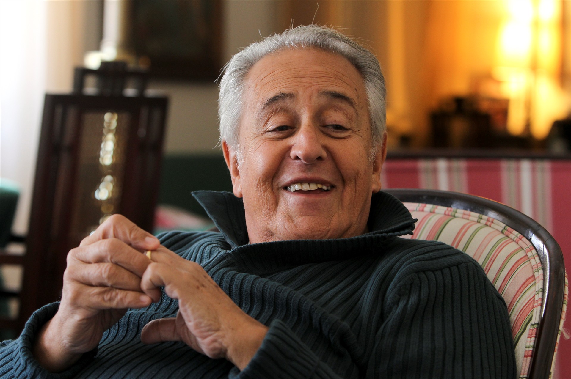 O ator Nicolau Breyner, o "Sr. Contente"