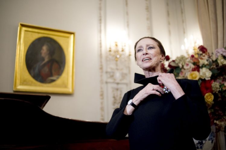 Maia Plissetskaia em 2012 (Foto: NATALIA KOLESNIKOVA/AFP)