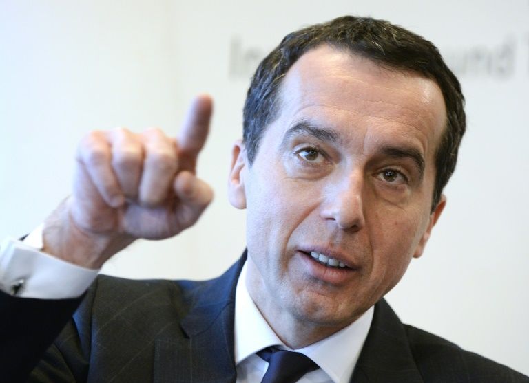 O diretor da companhia nacional de trens austríaca, Christian Kern