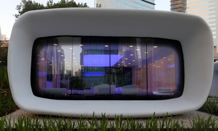 A entreda do prédio, que tem 250 m² - (Foto: AHMED JADALLAH / REUTERS)