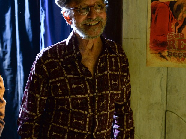 Goulart de Andrade na série Atravessadores, da TV Globo, de novembro de 2013 (Foto: Zé Paulo Cardeal/Globo)