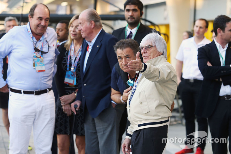 F1- GP do Bahrein em 2016 - Bernie-Ecclestone-com Jean Alesi - (Foto: XPB Images)