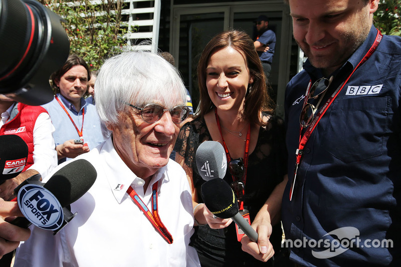 F1- Bernie Ecclestone no GP do Bahrein em 2016 - (Foto: XPB Images)