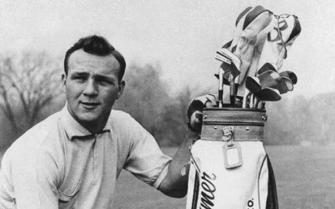 Palmer ainda jovem. Ele é considerado um dos maiores golfistas da história (Foto: Reprodução)