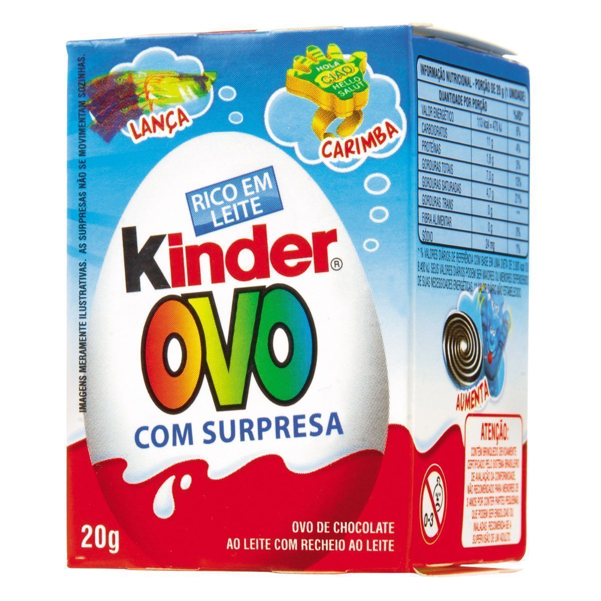 Kinder Ovo (Foto: Curitiba Doces/Reprodução)