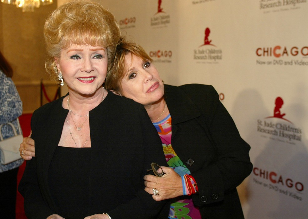 Debbie Reynolds e Carrie Fisher (Foto: Foto AP/Jill Connelly) 