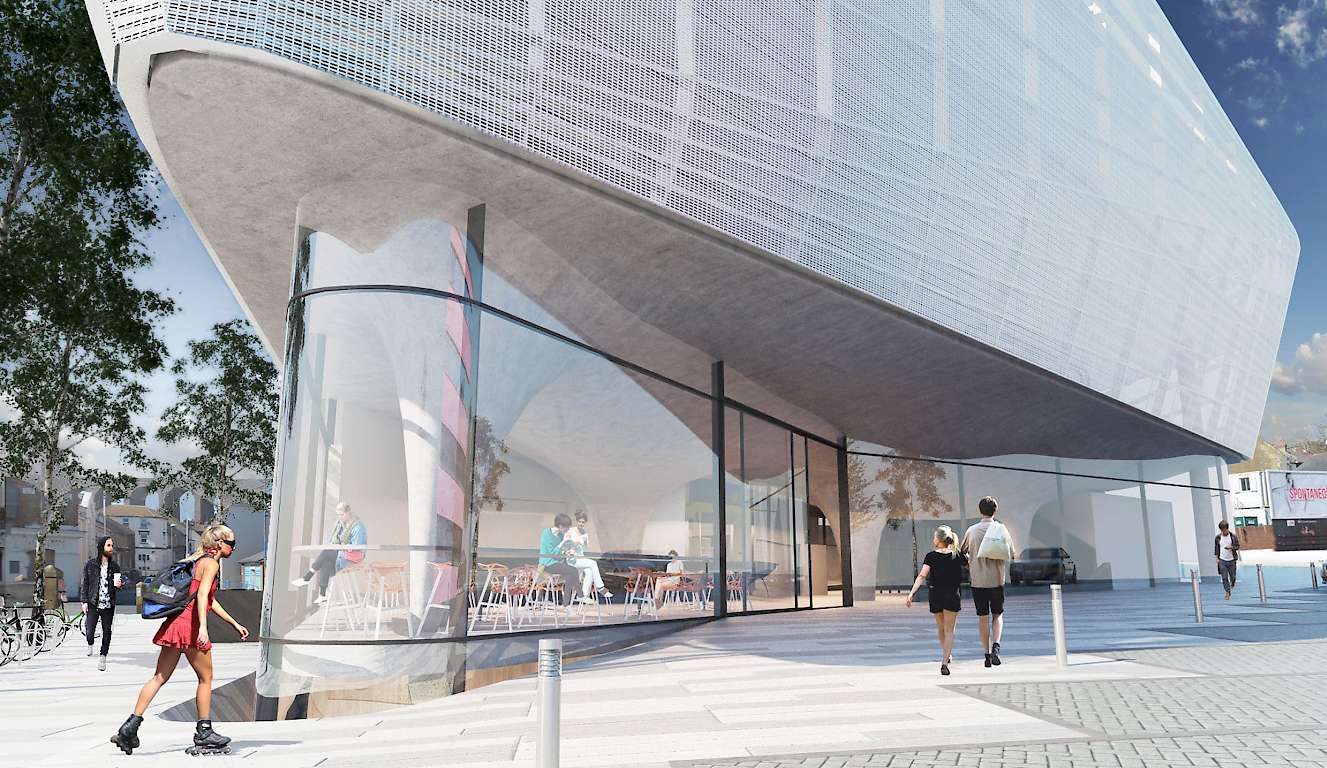 O primeiro edifício de skatepark do mundo (Foto: Divulgação)