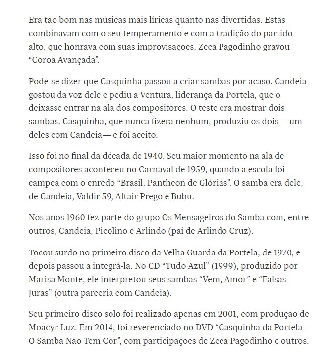 Casquinha da Portela