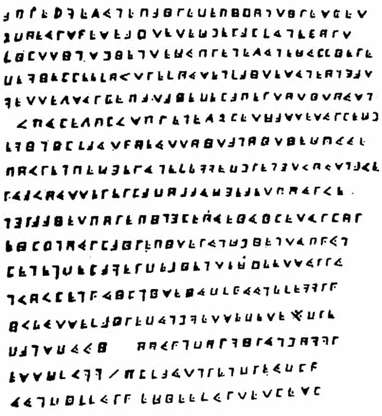 Criptograma sedutor de Levasseur. (© Public Domain)