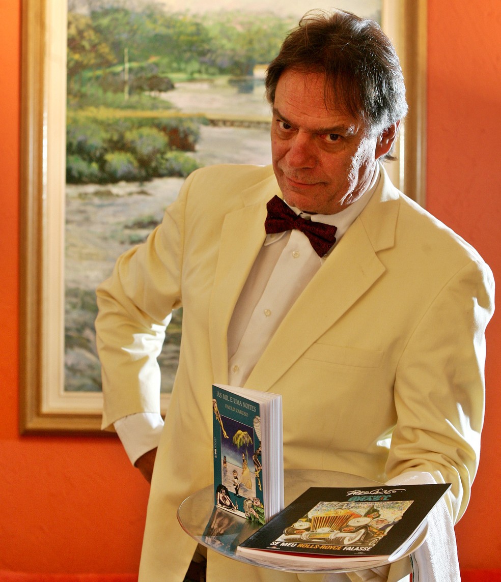 Retrato do cartunista e chargista Paulo Caruso em São Paulo — Foto: HÉLVIO ROMERO/Agência Estado