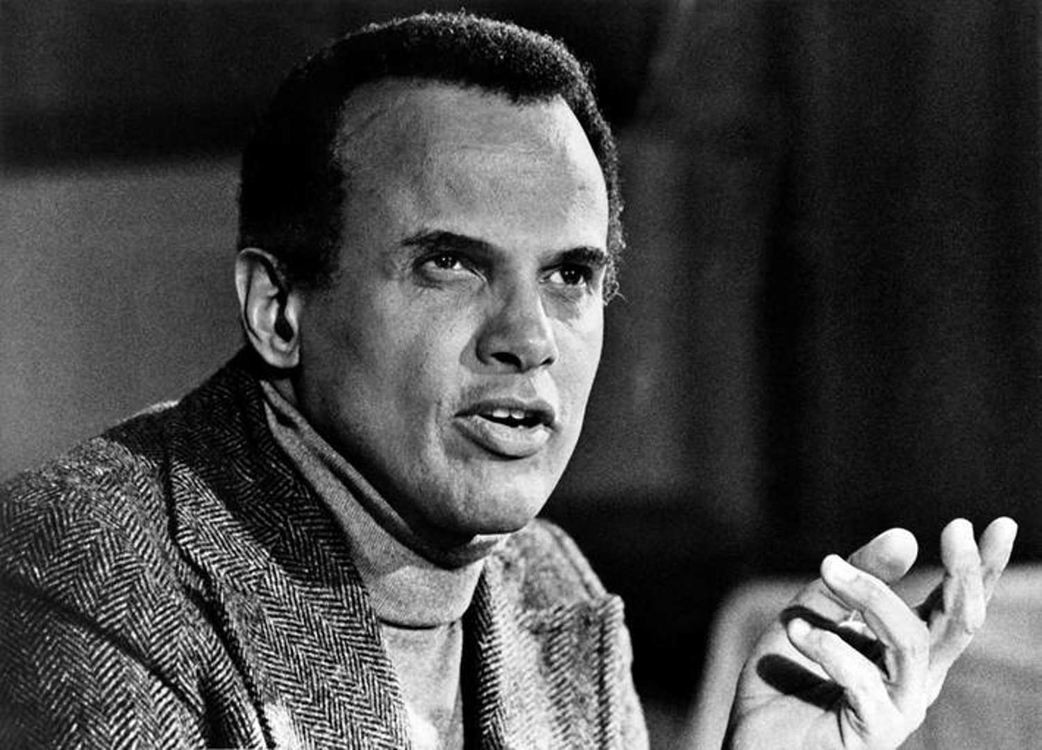 O cantor, ator e ativista social Harry Belafonte, em foto de 1976. (Foto: Pressens Bild / AFP) © Fornecido por Estadão