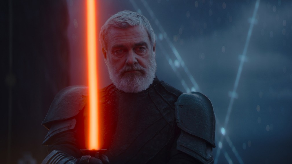 Um dos últimos papéis da carreira de Ray Stevenson foi o de Baylan Skoll, na série 'Star Wars: Ahsoka' — Foto: Divulgação