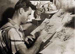 Wolfgang Reitherman: Animador da Disney. (Crédito da fotografia: Cortesia © Copyright Floyd Norman/ REPRODUÇÃO/ DIREITOS RESERVADOS)