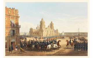 O México se viu obrigado a ceder 55% do seu território para acabar com a ocupação dos EUA Foto: Getty Images / BBC News Brasil