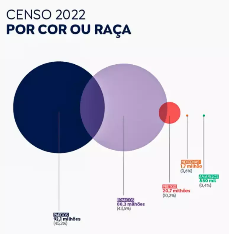 Separação entre pretos e pardos é polêmicaFoto: Arte Agência Brasil