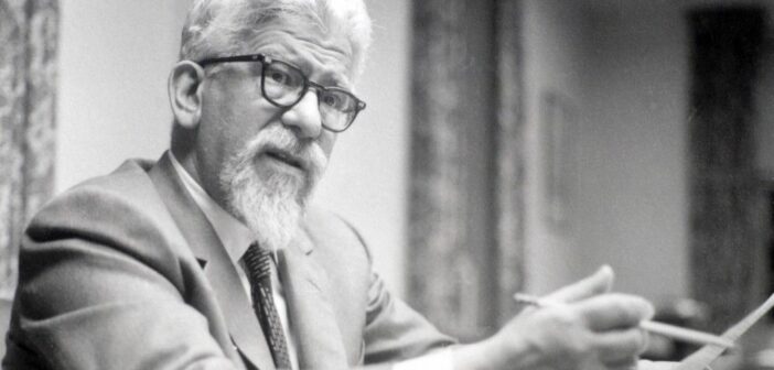 Rabino Abraham Joshua Heschel “Nenhuma religião é uma ilha”: Heschel sobre relações inter-religiosas (Crédito da fotografia: Cortesia © The Tikvah Fund Copyright © 2000 All Rights Reserved/ REPRODUÇÃO/ TODOS OS DIREITOS RESERVADOS)