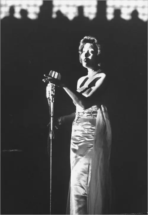 Joya Sherrill na década de 1960. Crédito...Stan Wayman, por meio da Time Life Pictures - Getty Images