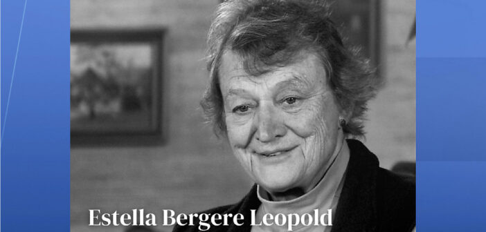 Estella Bergere Leopold, era pesquisadora e cientista que dedicou sua vida filosofia à ética da terra de seu famoso pai, última filha do ambientalista pioneiro Aldo Leopold. (Foto cortesia da Fundação Aldo Leopold)